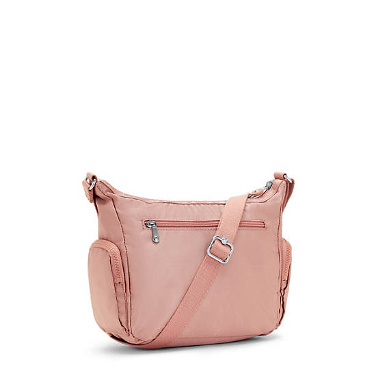 Kipling Gabbie Small Metallic Crossbody Veske Rosa | NO 2073TC